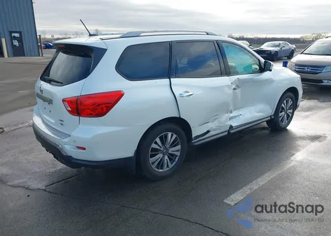 2017 Nissan Pathfinder Sl из США, поврежденный, VIN 5N1DR2MM0HC662392